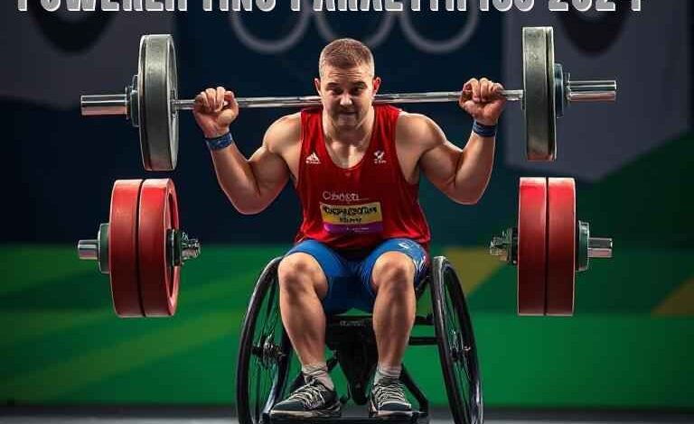Powerlifting Paralympics 2024