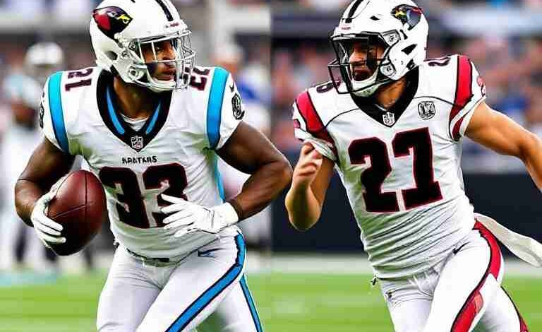 arizona cardinals vs carolina panthers match player stats
